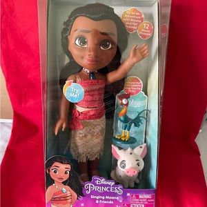 New Disney Princess Singing MOANA & Friends Doll 14”